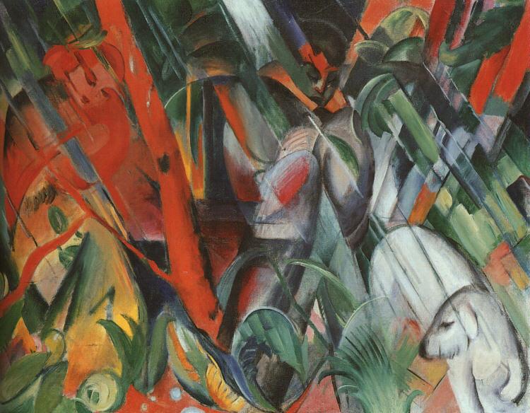 Franz Marc In the Rain oil painting picture